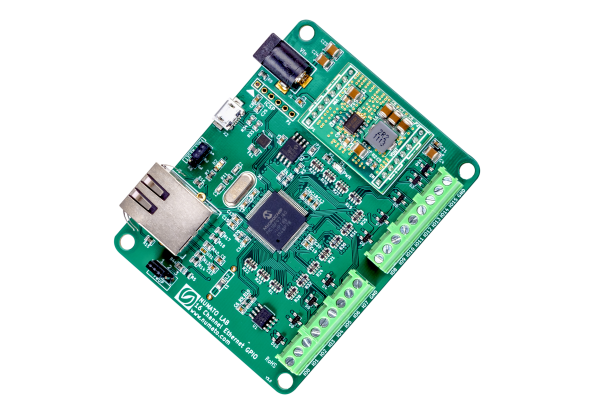 16 Channel Ethernet GPIO Module With Analog Inputs