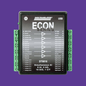 MCC DT9816-S: Low Cost, Simultaneous USB DAQ Device