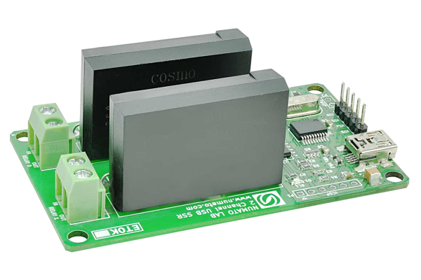 2 Channel USB Solid State Relay Module