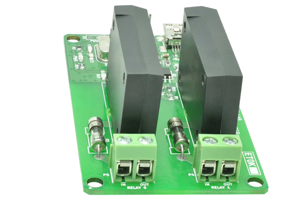 2 Channel USB Solid State Relay Module
