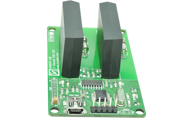 2 Channel USB Solid State Relay Module