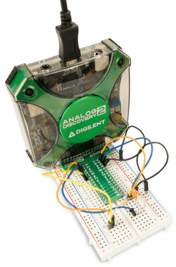 Breadboard Breakout for Analog Discovery