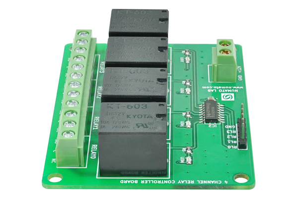 4 Channel Relay Controller Board