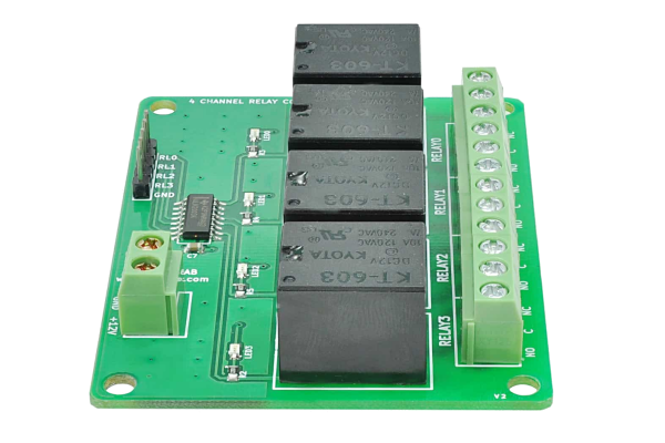 4 Channel Relay Controller Board