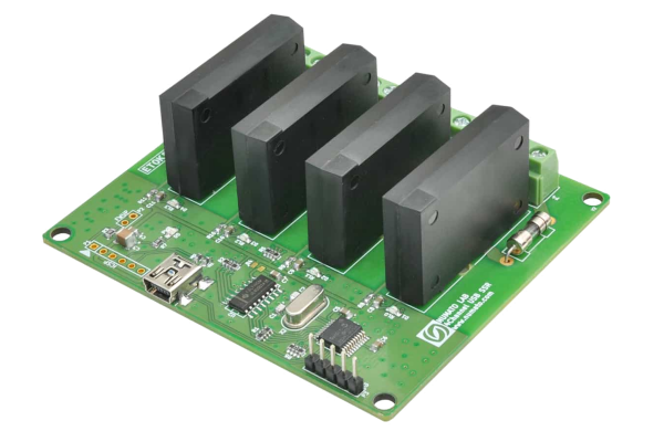 4 Channel USB Solid State Relay Module