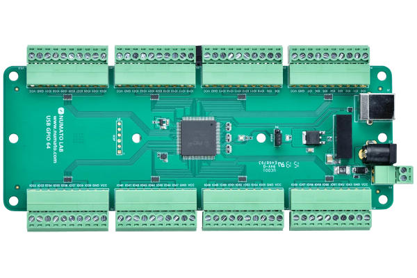 64 Channel USB GPIO Module With Analog Inputs