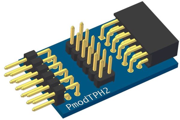 Pmod TPH2: 12-pin Test Point Header