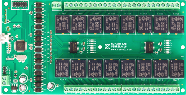 16 Channel USB Relay Module
