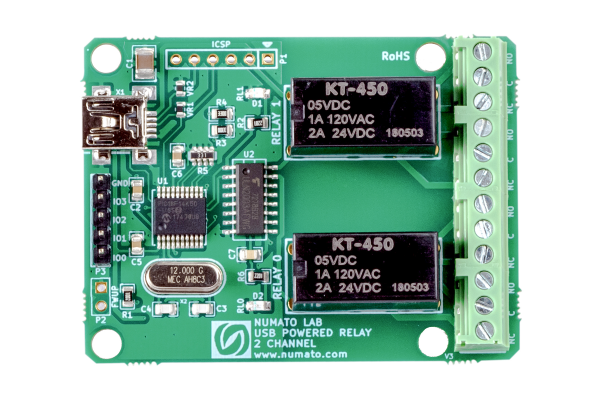 2 Channel USB Powered Relay Module