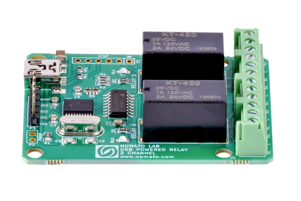 2 Channel USB Powered Relay Module