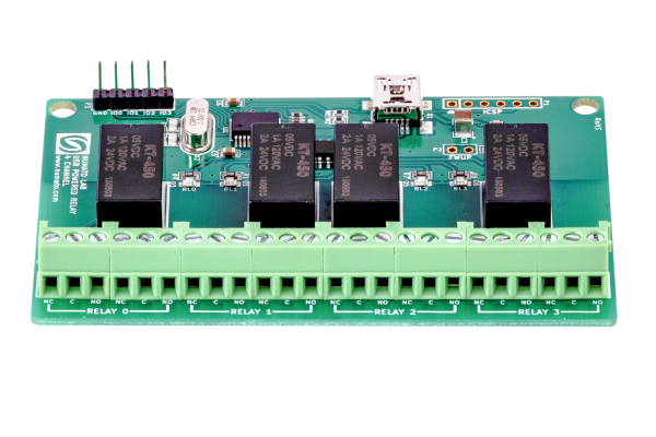 4 Channel USB Powered Relay Module