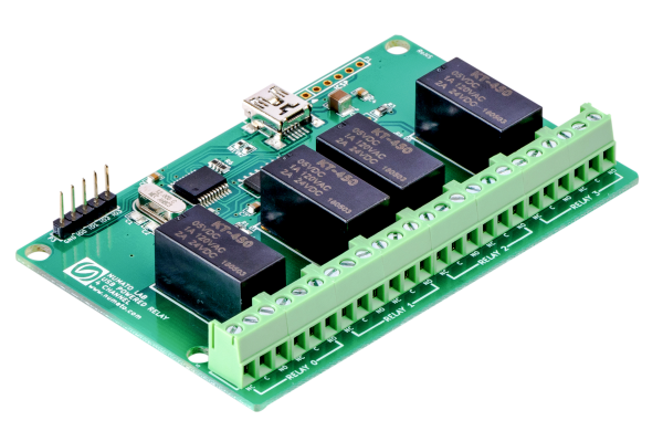4 Channel USB Powered Relay Module