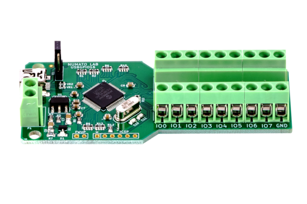 16 Channel USB GPIO Module With Analog Inputs