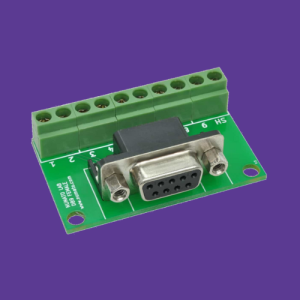 Serial DB9 Male Breakout Board