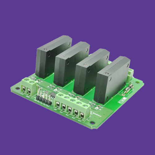 4 Channel Solid State Relay Controller Board
