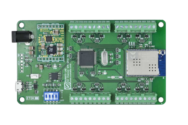 32 Channel WiFi GPIO Module With Analog Inputs